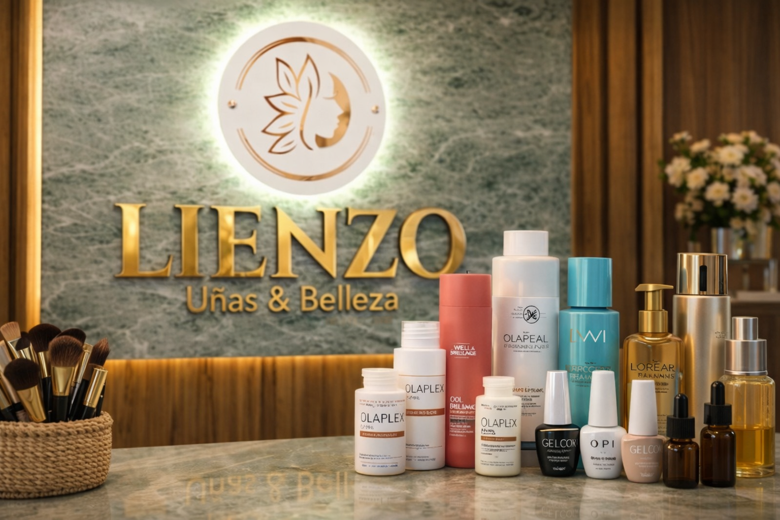 productos profesionales de belleza utilizados en Lienzo uñas y belleza