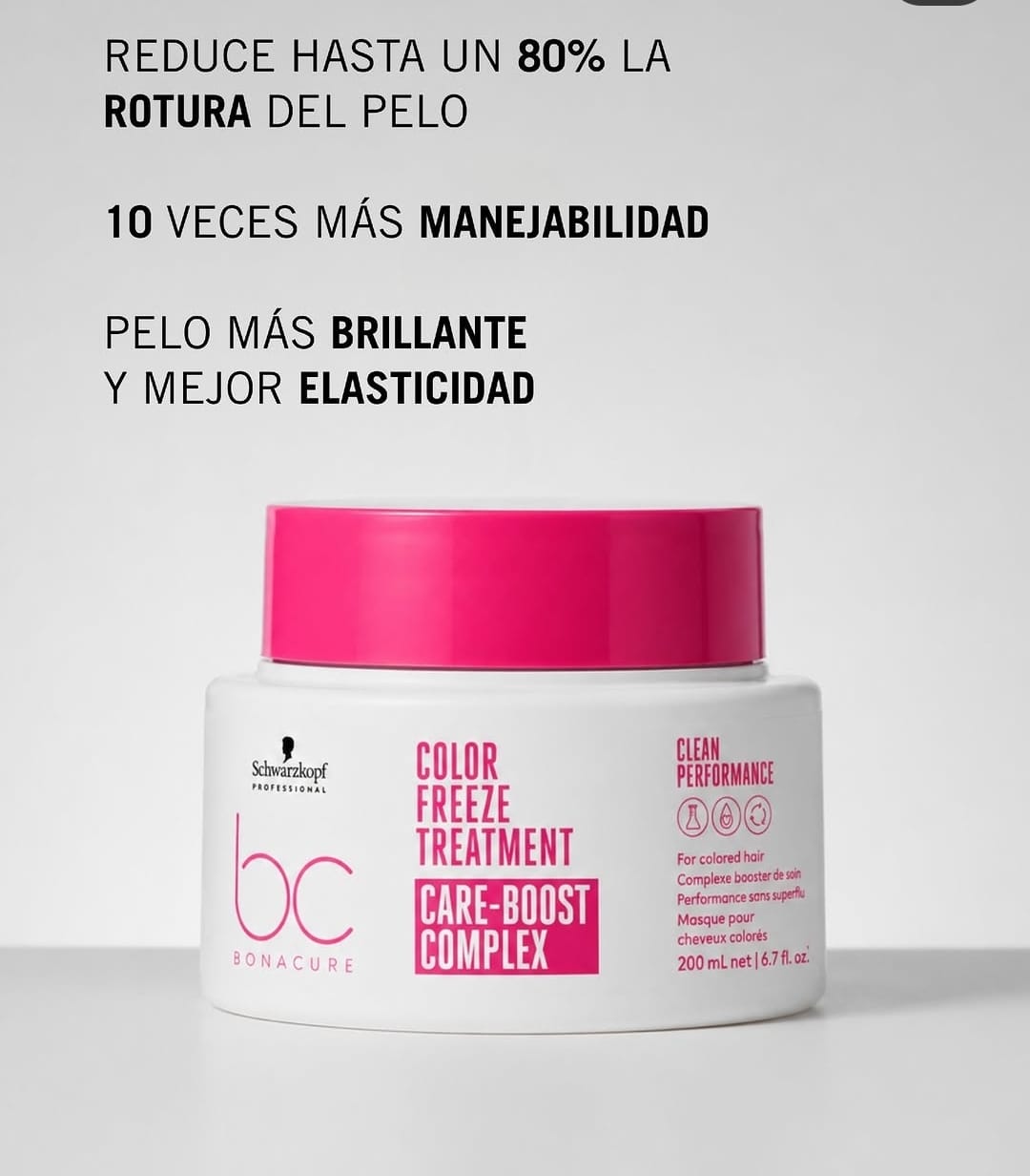 Tratamiento Bonacure Color Freeze para cuidado de color