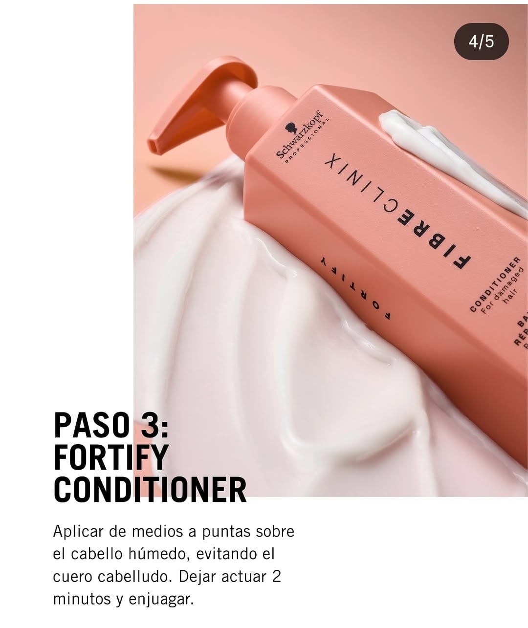 Paso 3 Fibre Clinix acondicionador de medios a puntas