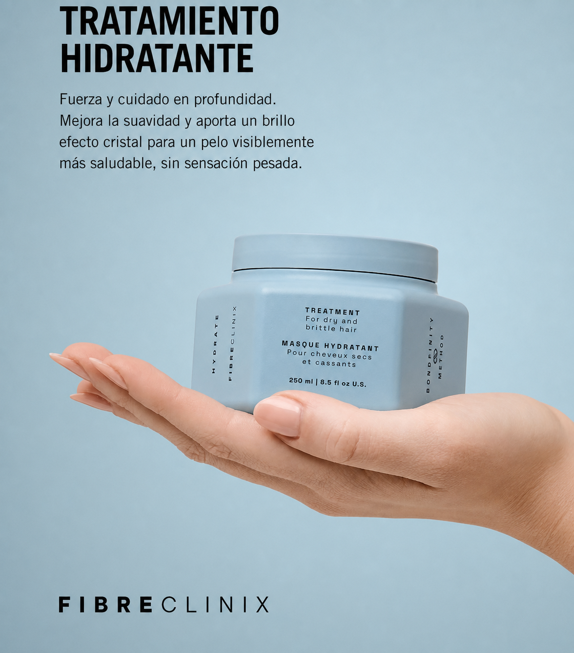 Tratamiento hidratante Fibre Clinix Hydrate para cabello seco y quebradizo